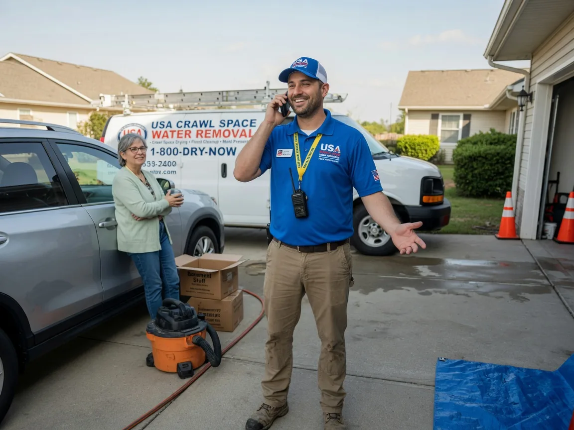 Crawl Space Water Removal Godwin, NC FAQs